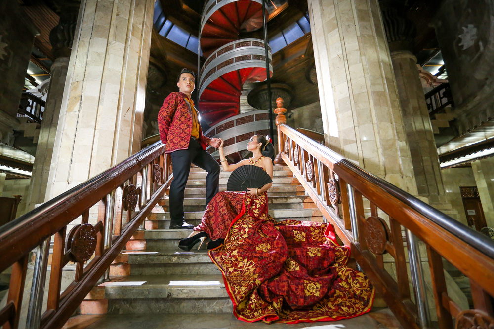 Endek Bali Pre Wedding Gown Concept