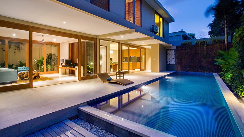 Renovated villas complex with minimalist style both interior and exterior located around Umalas, village of Bule in Bali...