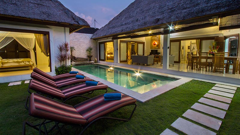 2 Bedroom simple villa located at Legian Kaja, nearby double six street Seminyak Bali.