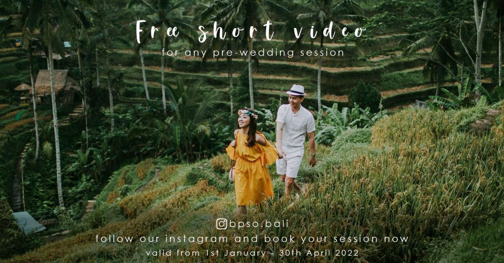 Bali Pre Wedding Promo