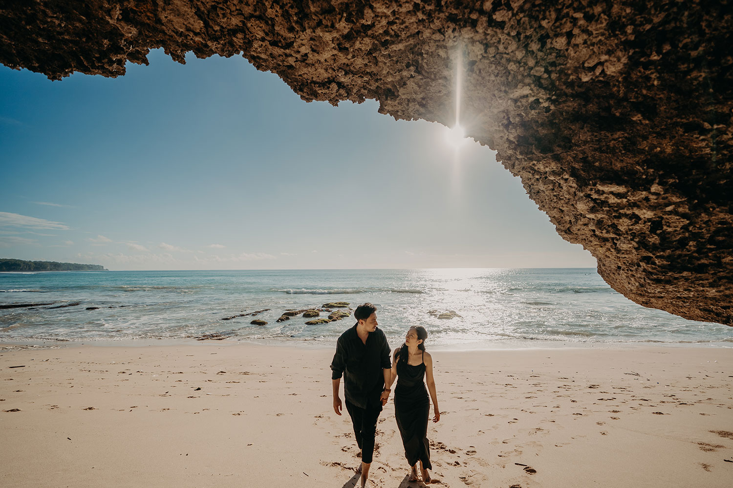 prewedding photoshoot dreamland beach