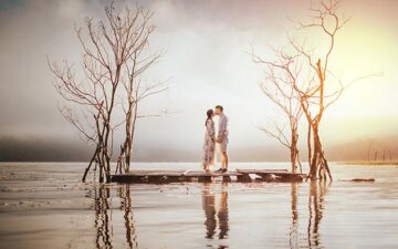 Prewedding photoshoot lake tamblingan