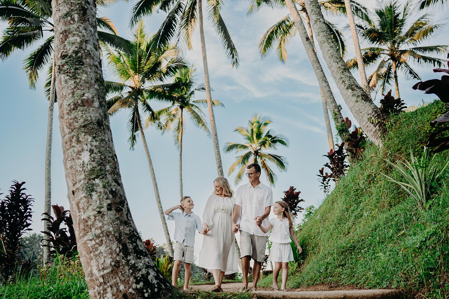 Family Photoshoot Tegalalang Rice Terrace