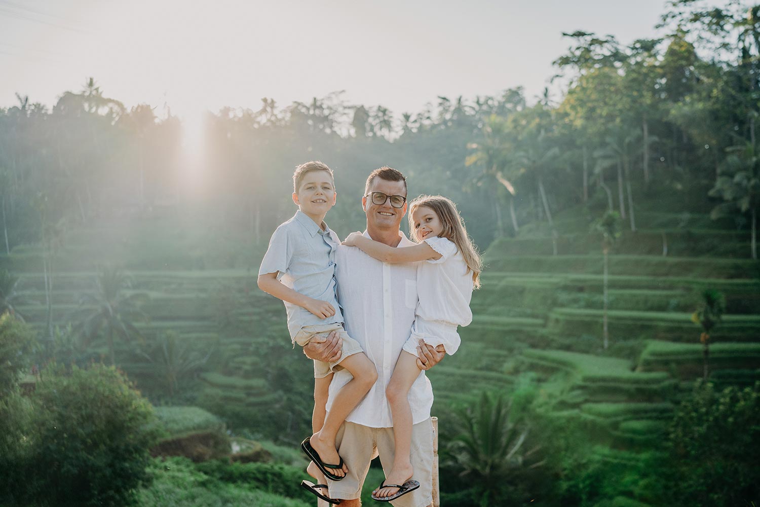 Family Photoshoot Tegalalang Rice Terrace