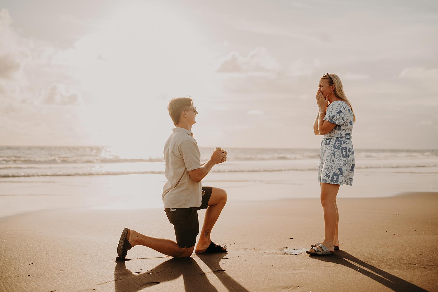 Secret marriage proposal photoshoot bali